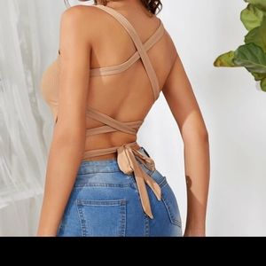 Shein wrap top set